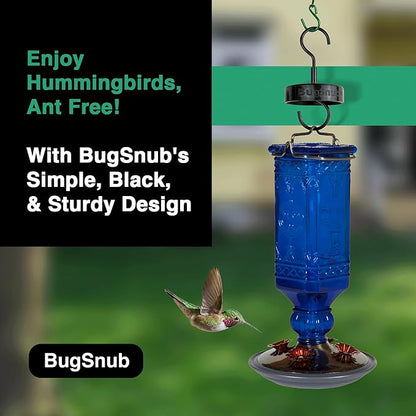 Hanging Ant Guard (1-Pack)- Ant Defense for Hummingbird Feeders, Unique Upside-Down Design, No Liquid Moat