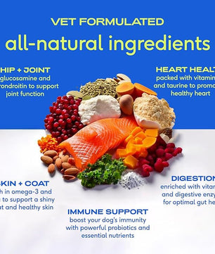 Native Pet Dog Vitamins & Supplements - 11-in-1 Multivitamin Powder for Dogs Food Topper - Collagen, Glucosamine, Probiotics, Omega & More- Supports Healthy Gut, Mobility & Overall Health -60 Scoops