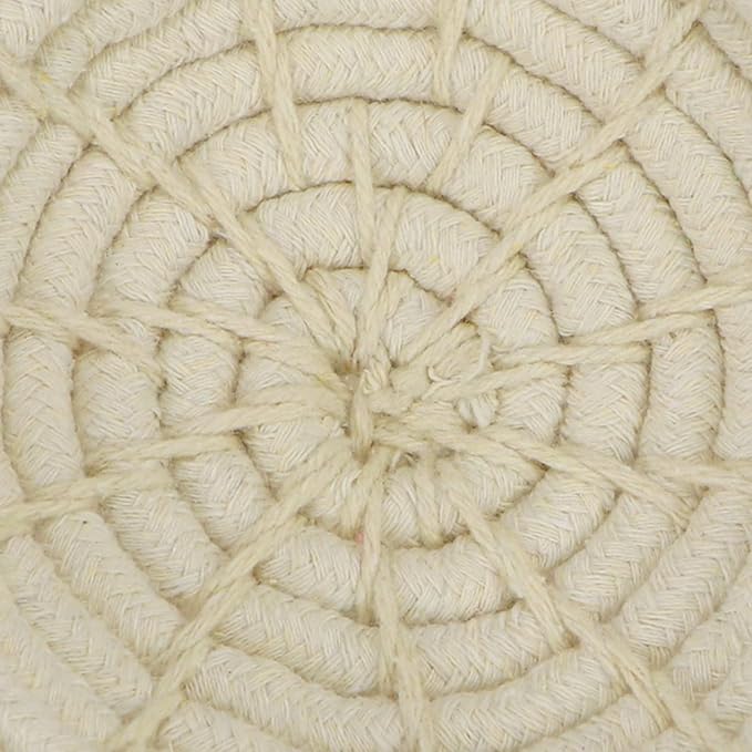 Wontee Bird Nest Parrot Breeding Nest Bed Bird Hanging Swing for Budgies Parakeets Conures Cockatiels Caique Senegal Parrot (Cotton Rope)