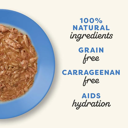 Applaws Natural Wet Cat Food in Gravy, Limited and Natural Ingredients, High Protein with No Artificial Additives, Variety Selection in Gravy (24 x 2.47oz Cans)