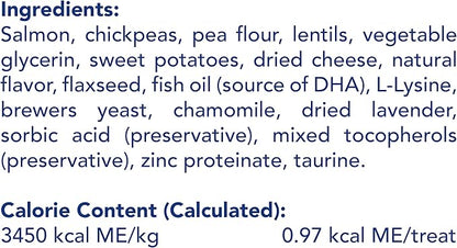 Get Naked Cat Calming Treats Salmon & Cheese Flavor, Crunchy, Calming Health, 6-oz Bag