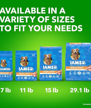 IAMS Proactive Health Healthy Weight Control Adult Dry Dog Food with Real Chicken, 15 lb. Bag