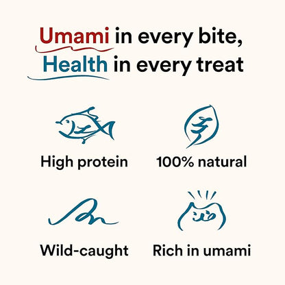 Premium Bonito Flakes Treats for Cats & Dogs – 100% Wild-Caught, Single-Ingredient, High-Protein, All-Natural – No Additive, Grain-Free – Single-Ingredient – Large Flakes – 4.0oz