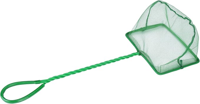 2 Pcs Aquarium Fish Net, 5 inches Fine Mesh Quick Catch Fish Net for Fish Tank Betta Fishing Net