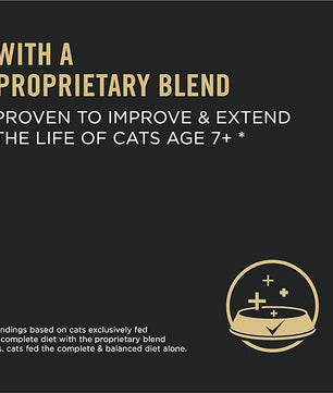 Purina Pro Plan Senior Cat Food With Probiotics for Cats, Chicken and Rice Formula - 12.5 lb. Bag