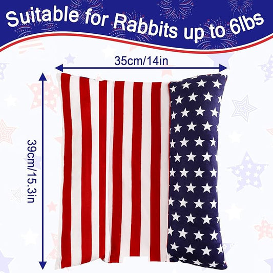 15.7X14 Inch Rabbit Bed, Padded Concave Bed for Small Animals, Cuddle Cushion Plush Mat with Cotton Lounger Pillows for Bearded Dragons, Guinea Pigs, Rabbits, and Hamsters