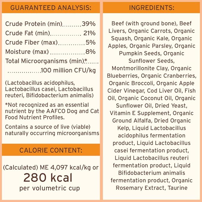 Primal Freeze Dried Dog Food, Pronto Mini Nuggets, Beef; Scoop & Serve, Complete & Balanced Meal; Also Use as Topper or Treat; Premium, Healthy, Grain Free High Protein Raw Dog Food (25 oz, 2-Pack)