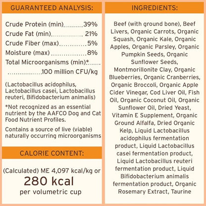 Primal Freeze Dried Dog Food, Pronto Mini Nuggets, Beef; Scoop & Serve, Complete & Balanced Meal; Also Use as Topper or Treat; Premium, Healthy, Grain Free High Protein Raw Dog Food (25 oz, 2-Pack)