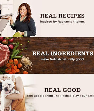 Nutrish Rachael Ray Premium Natural Wet Dog Food, Beef Stroganwoof Recipe, 8 Ounce Tub (Pack of 8)