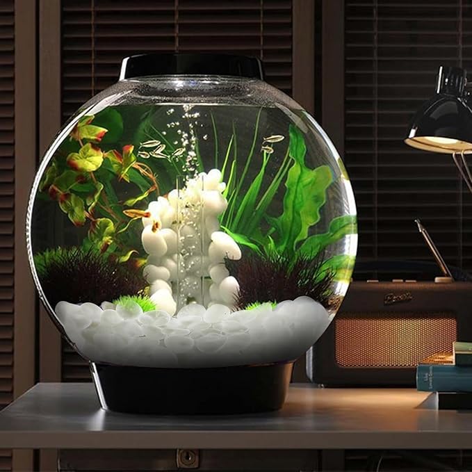 QEQEKAKA Sea Glass Stones for Crafts About 1LB (405g/14.28oz) White Glass Pebbles Gemstones Bulk for Aquarium Rocks Fish Tank Gravel Filler for Vases Centerpieces