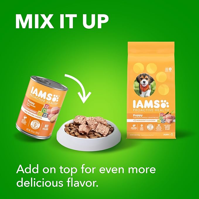 IAMS Proactive Health Puppy Food with Real Chicken, 7 lb. Bag