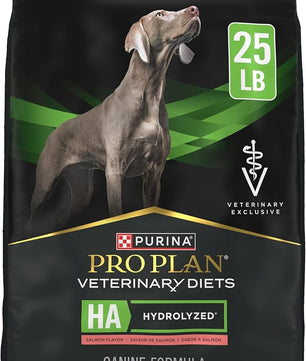 Pro Plan Veterinary Diets Purina HA Hydrolyzed Protein Dog Food Dry Salmon Flavor Formula - 25 lb. Bag