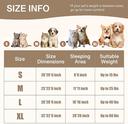 ShinHye Dog Bed for Small Dogs & Cats, Washable Calming Round Pet Bed with Non-Slip Bottom, Soft Indoor Puppy Bed(ZJ-Grey-28x28)