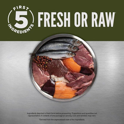 ORIJEN Grain Free Poultry Free High Protein Dry Dog Food Tundra Recipe 4.5lb Bag