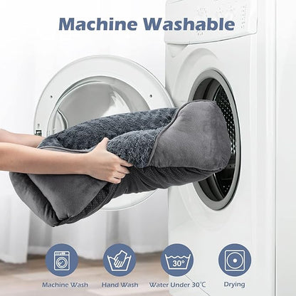 INVENHO X-Large Dog Bed for Large, Medium, Small Dogs - Rectangle, Washable, Orthopedic, Soft Calming Sleeping Puppy Bed - Durable Pet Cuddler with Anti-Slip Bottom - XL (35"x25"x10")