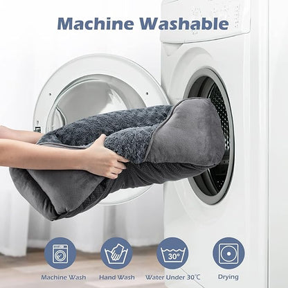 INVENHO Rectangle Washable Orthopedic Dog Bed for Small, Medium and Large Dogs, Soft Calming, Sleeping Puppy Bed Durable Pet Cuddler with Anti-Slip Bottom, S (20"x19"x6")