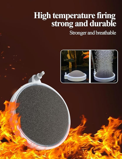 Aquarium Air Stone Fish Tank Bubbler Small Nano Air Bubble Stone Super-High Dissolved Oxygen Diffuser Makes Super Tiny Bubbles 4 Inch