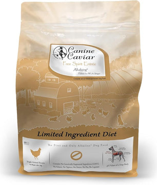Canine Caviar - Free Spirit: Chicken & Pearl Millet Alkaline Dry Dog Food, Limited Ingredients, Gluten-Free, Based on Science & Research, Veterinary Alternative Diet (4.4 Pound Bag)