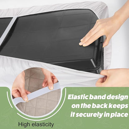 Bienbee Ferret Cage Liner Set for Ferret Nation & Critter Nation Cage, Waterproof Ferrets Cage Accessories for Small Animals Rats Chinchillas Hedgehogs Ferrets(Green Mushroom,Single Unit Combo)