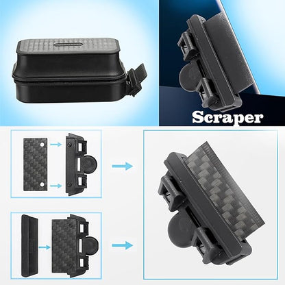 Carefree Fish Aquarium Super Strong Magnetic Cleaner for Glass Fish Tank Magnet Brush with Algae Scrapers Floating