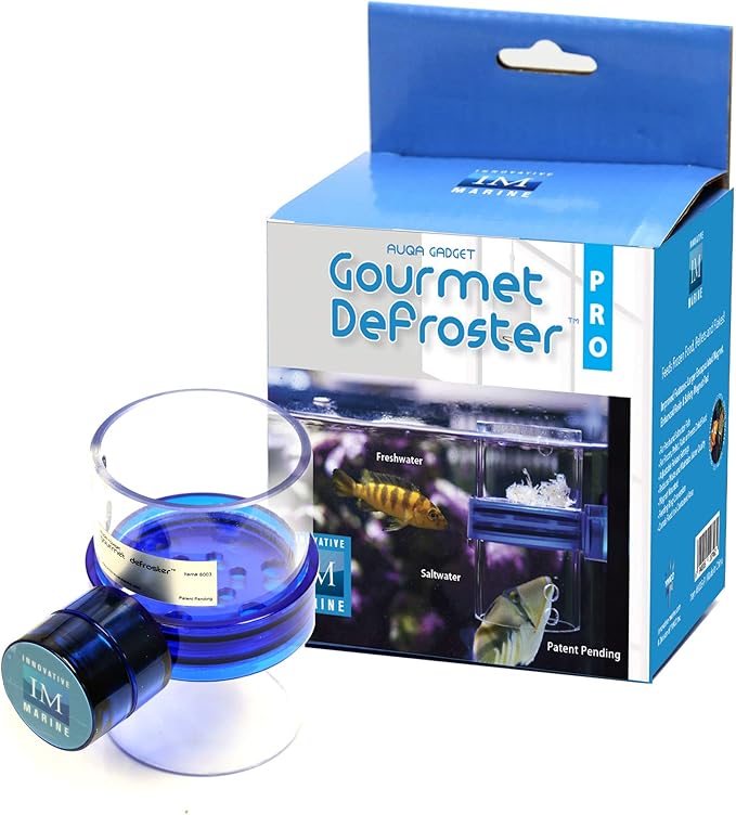 Innovative Marine Gourmet Gadget Defroster PRO - Adjustable Frozen Fish Food Feeder and Feeding Ring