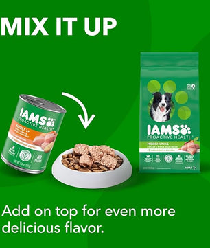 IAMS Proactive Health Minichunks Adult Dry Dog Food with Real Chicken, 30 lb. Bag