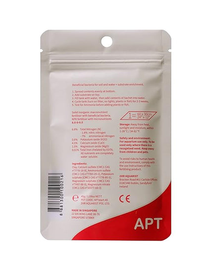 2HR Aquarist Aquasoil Substrate Enrichment + Aquarium Bacteria for Planted Aquarium APT Start (45g)