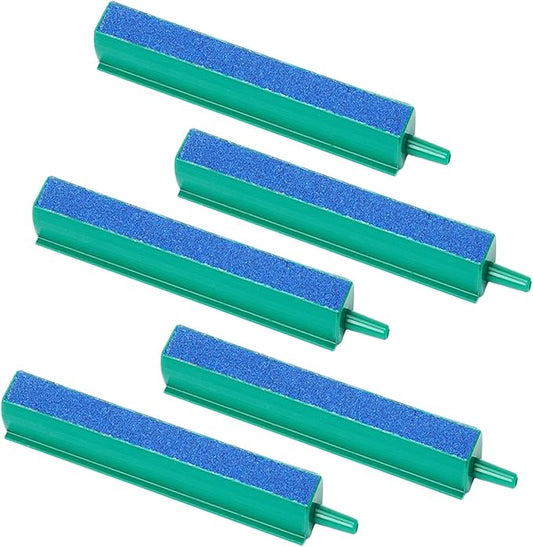 4 Inch Aquarium Air Stone Bar 5 Pcs Bubble Release Mineral Airstones for Pumps for Your Fish Tank Oxygenation Needs