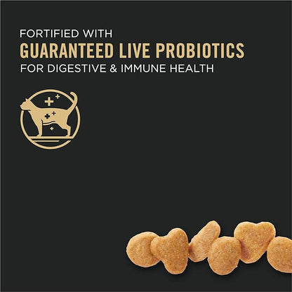 Purina Pro Plan With Probiotics, Sensitive Skin & Stomach, Natural Dry Cat Food, Turkey & Oat Meal Formula - 3.2 lb.