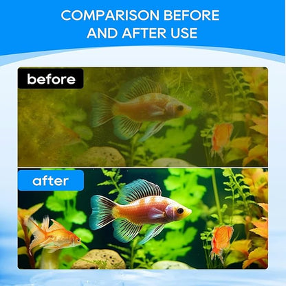 16PCS Medium Filter Cartridges Compatible with Tetra Whisper Bio-Bag Filter Cartridges Medium for Aquariums 10i IQ10 PF10, Fish Tank Filter Cartridges Power Filter Replacement for Tetra Filter