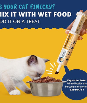 Under the Weather Pet | Ready Cal for Kitten | High Calorie Pet Nutritional Supplement for Weight Gain & Healthy Weight Maintenance | 10 Vitamins, 7 Minerals, Omega Fatty Acids & Carbohydrates | 80cc