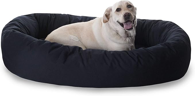 Majestic Pet 52 inch Black Bagel Dog Bed Products