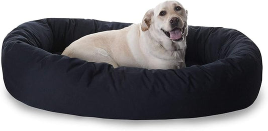 Majestic Pet 52 inch Black Bagel Dog Bed Products