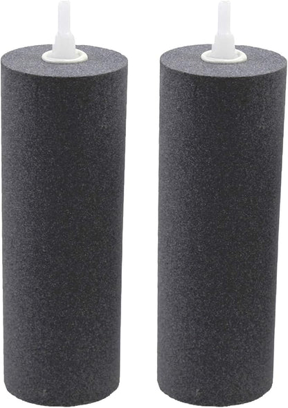 AQUANEAT Aquarium Air Stones 6x2 inch 2 Pack, Large Airstone, Aerator Bubble Diffuser, Air Pump Accessories for Aquariums, Hydroponic, Ponds and Fish Tanks