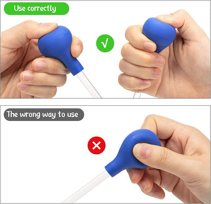 Weewooday 3 Pieces Axolotl Tank Accessories, Extra Long Tweezers for Aquarium, Coral Feeder Long Syringe, Fish Feeding Tongs Tweezers for Reef Roids Aquatic Plant Spider Snake Lizard