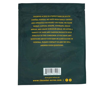 Non-GMO, Thunder Acres Premium Wheat Seed, Cat Grass Seed, Wheatgrass, Hard Red Winter Wheat (25 lbs.)