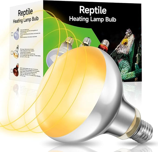 100W Reptile Heat Lamp, Full Spectrum UVA UVB Sun Light for Bearded Dragon Lizard Turtle