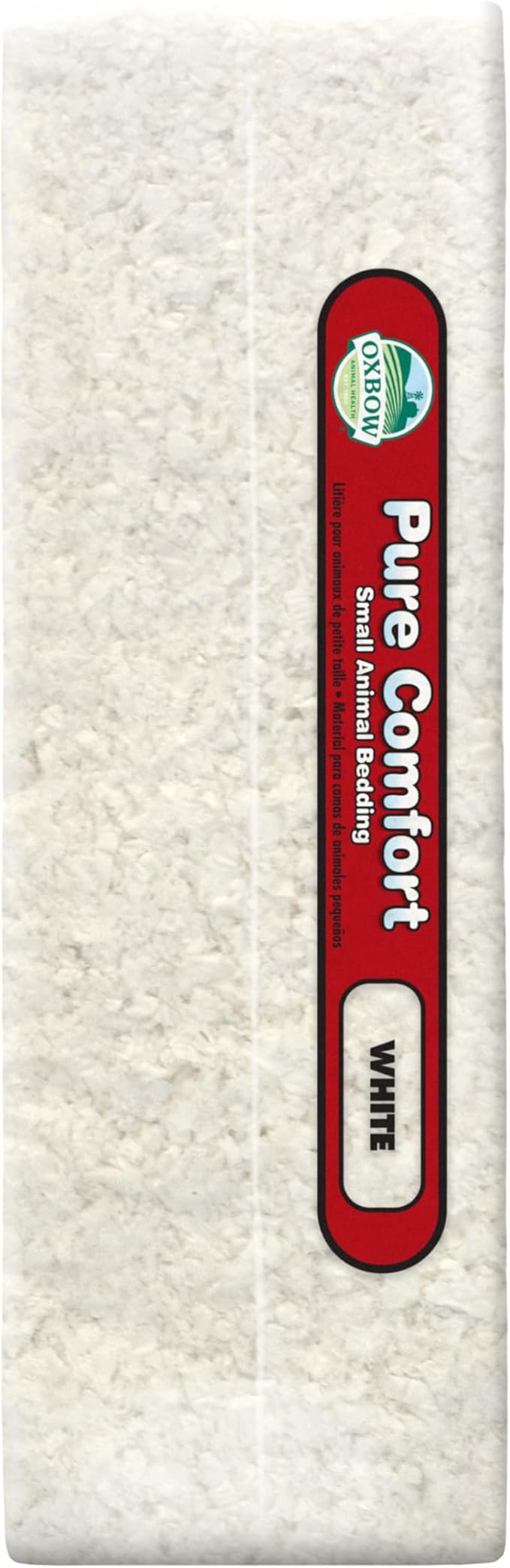 Oxbow Animal Health Pure Comfort Bedding, Rabbit, Hamster, & Guinea Pig Bedding, Bunny Supplies for Litter Box, Pet Safe, Low Dust, White Paper, 72 Liter Bag
