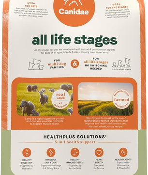 Canidae All Life Stages Real Lamb & Ancient Grains Recipe – High Protein Premium Dry Dog Food for All Ages, Breeds, and Sizes– 27 lbs.