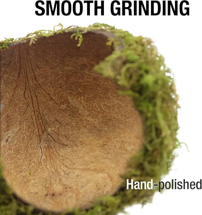 Hamster Hideout - Large, Natural Moss, Handcrafted for Syrian Hamsters, Rats & Guinea Pigs, Safe & Eco-Friendly