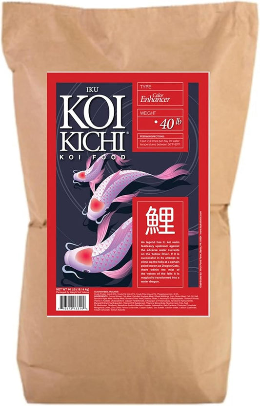 Color Enhancer Koi Fish Food, 40-Pound