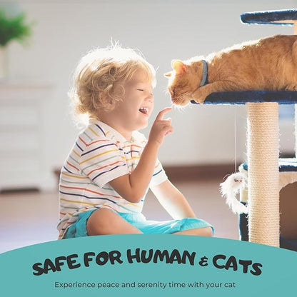 Calming Collar for Cats 4 Pack, Cat Calming Collar, Cat Pheromone collar for Cats, Cat Stress and Anxiety Relief Lasts 60 Days, Adjustable, Water-Resistant & Breakaway Calming Collar Make Cat Relaxed