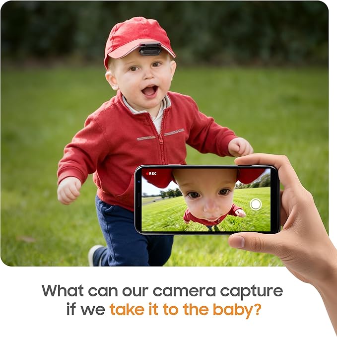 4K UHD Dog& Cat Pet Camera Collar, Video Recorder with Phone App Live View, Outdoor & Indoor POV Action Cam for Small and Medium-Size Dogs(White - Black Nylon Collar - M, 128g)