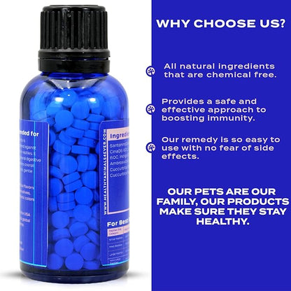 HA4E - Reptile Protection Formula - Defends Against Internal & External Health Threats - Supports Digestive Health & Vitality - Safe, Gentle Care - 300 Tablets
