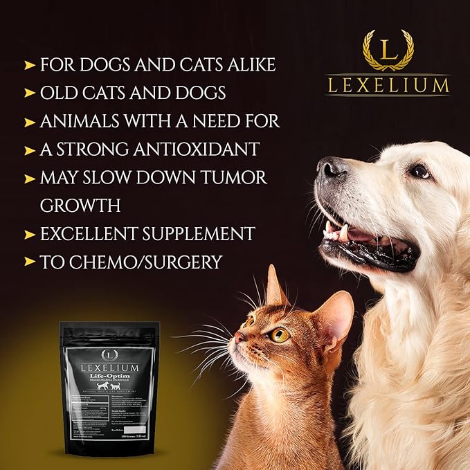 Life-Optim Terminal Illness Support Blend for Dogs and Cats | 100% Natural Supplement Powder | Designed to Extend and Improve Quality of Life | 200 Gram Powder Bag
