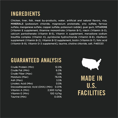 Purina Pro Plan Pate, High Protein Wet Kitten Food, DEVELOPMENT Chicken & Liver Entree - (Pack of 24) 3 oz. Pull-Top Cans