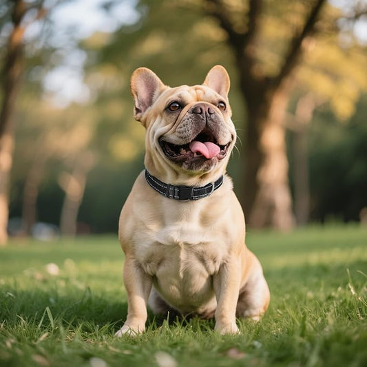 Reflective Dog Collar, Soft Neoprene Padded Nylon Pet Collar with Quick-Release Buckle, Adjustable for Mediunm Dogs,Black,M, 3/4" Width