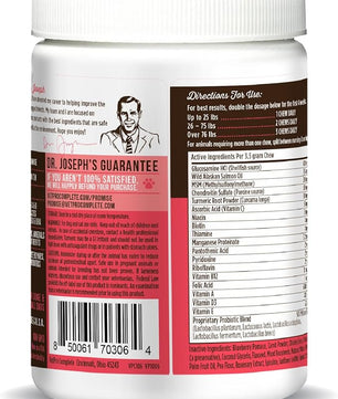 Dr. Joseph's VetPro Complete Multivitamin Dog Supplement, 120 Count (Large Dog 60 Day Supply), 5in1 Chew with Vitamins, Enzymes & Nutrients, Hip & Joint Health, Immune System & Allergy Support