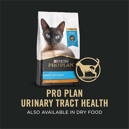 Purina Pro Plan Urinary Tract Health Beef and Chicken Entree Classic Cat Food - (Pack of 24) 3 oz. Pull-Top Cans