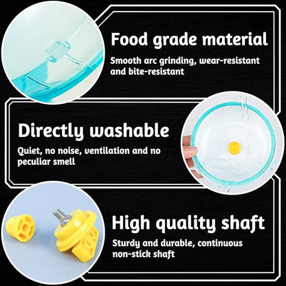 6.9 Inch Hamster Running Wheel, Silent Hamster Exercise Wheels, Mount on Hamster Cage, for Dwarf Hamster, Pet Mouse, Mice